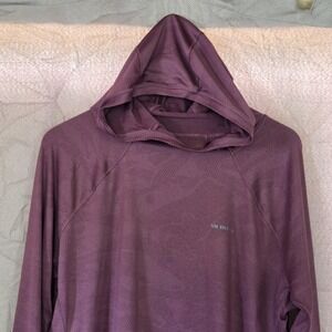 Merrell Hoodie Mens XL Purple Lightweight Long Sleeve Pullover Athletic Top